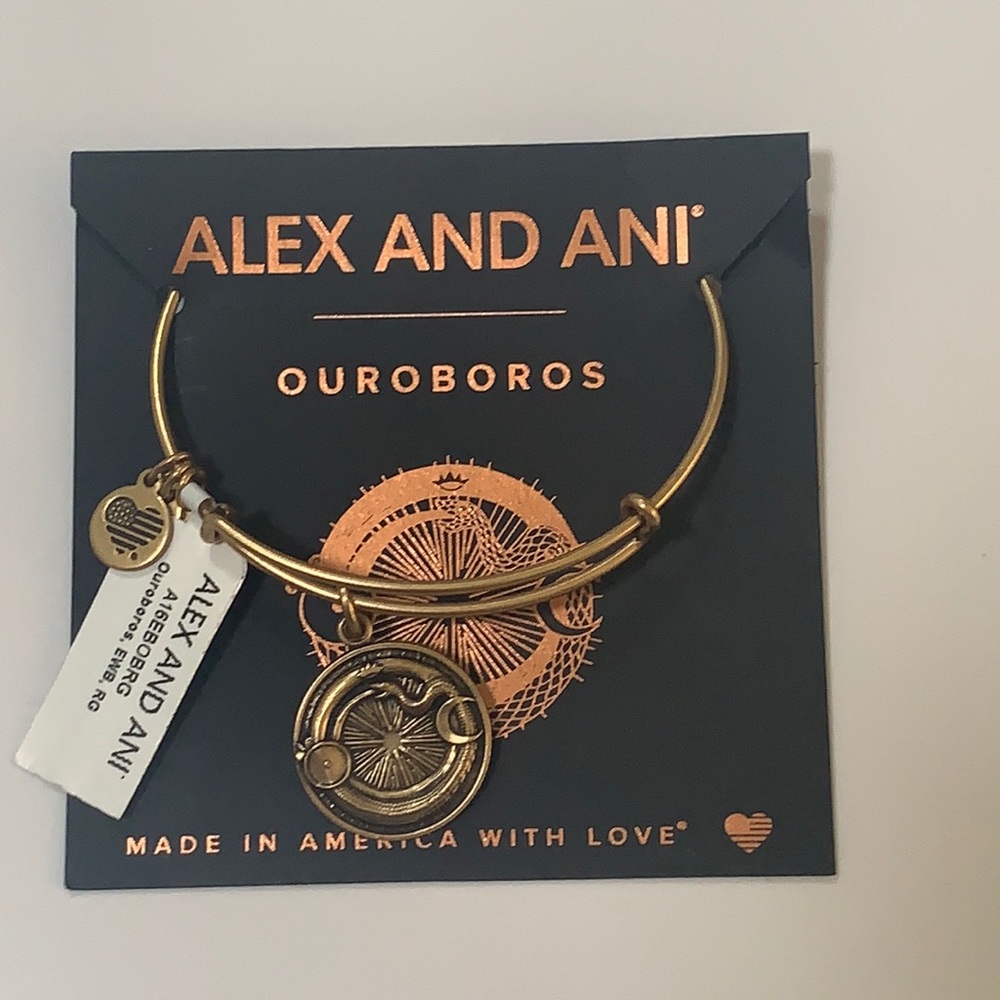 ALEX AND ANI 🐍 OUROBOROS Gold Bracelet- New